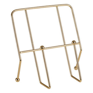 Gold Finish Cookbook Stand | Reyna