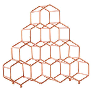 Vertex 10 Bottle Copper Plated Spice Rack