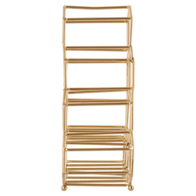 Vertex 10 Bottle Gold Finish Spice Rack