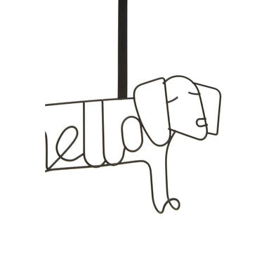 Kirby Black Sausage Dog Hanger