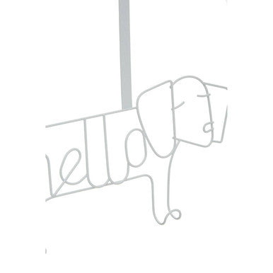 Kirby White Sausage Dog Hanger