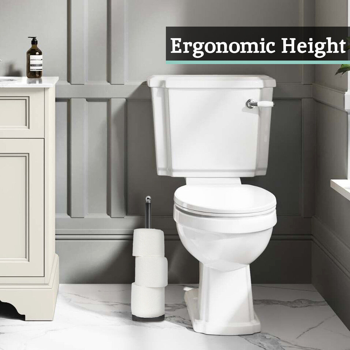 Black Toilet Roll Holder | Adler
