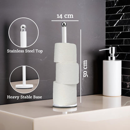 Adler White Toilet Roll Holder