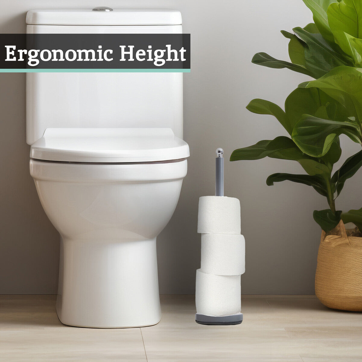 Grey Toilet Roll Holder | Adler