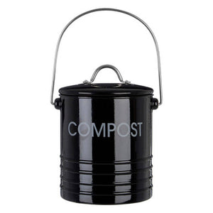 Black Bin with Handle | Compost