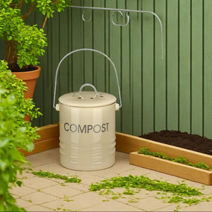 Cream Bin with Handle | Compost