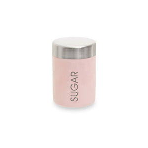 Liberty Pink Enamel Sugar Canister