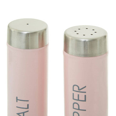 Liberty Light Pink Enamel Salt And Pepper Set