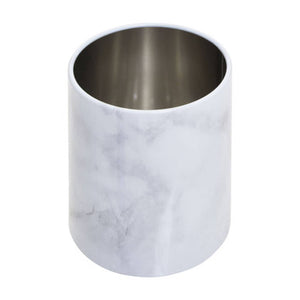 Easton White Marble Effect Utensil Holder