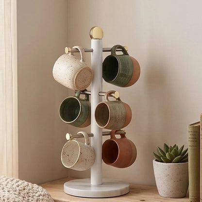 Easton Marble Effect and Gold Mug Tree