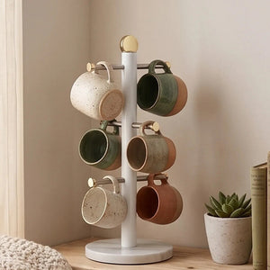 Easton Marble Effect and Gold Mug Tree