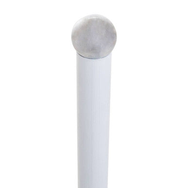 Easton White Marble Effect Stainless Steel Kitchen Roll Holder
