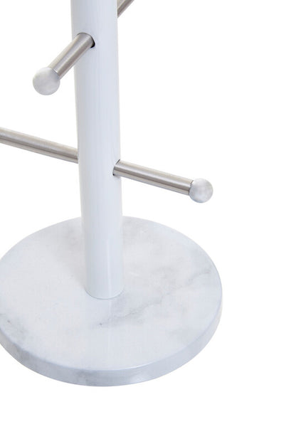 Easton Marble Effet and Silver Mug Tree