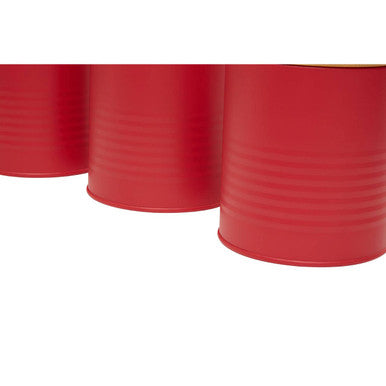 Set Of Three Alton Red Cannisters