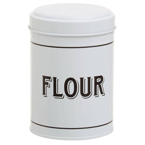 White Metal Flour Shaker | Grocer