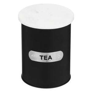 Liberty Black Enamel Tea Canister