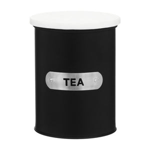 Black Enamel Tea Canister | Liberty