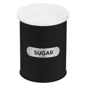 Liberty Black Enamel Sugar Canister