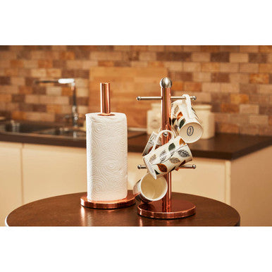 Hirano 6 Cup Copper Finish Mug Tree