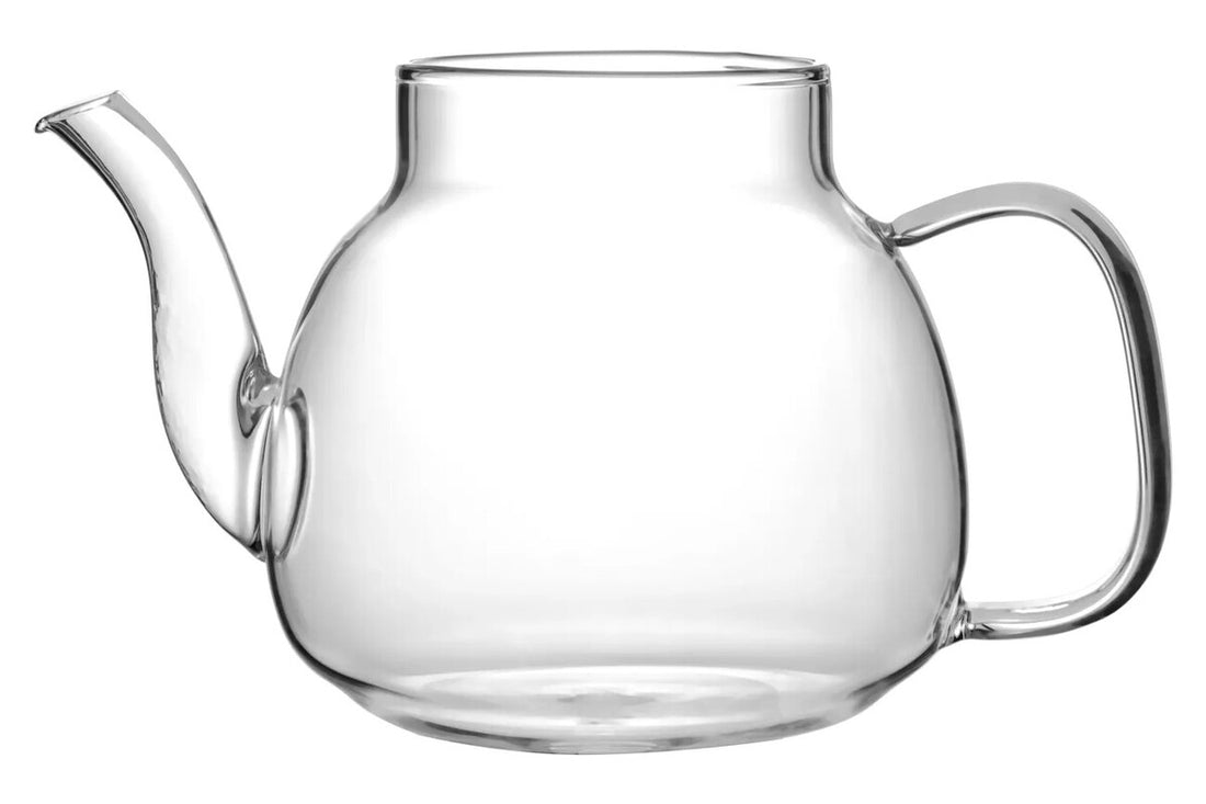 Fuso High Borosilicate Curved 1200ml Teapot