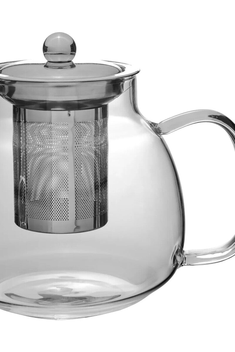 Fuso High Borosilicate Curved 1200ml Teapot