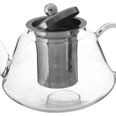 Fuso High Borosilicate Curved 1200ml Teapot