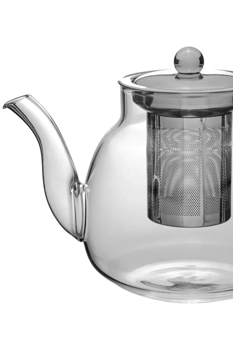 Fuso High Borosilicate Curved 1200ml Teapot