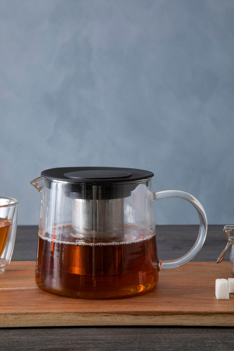 Fuso 1000ml Glass Heat Resistant Teapot