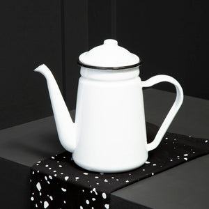 White Coffee Pot | Hygge