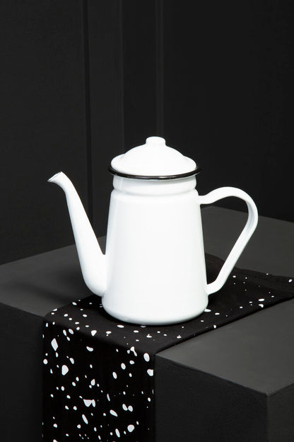 Hygge White Coffee Pot
