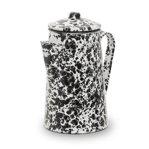 Hygge Black And White Patterned Coffee Pot