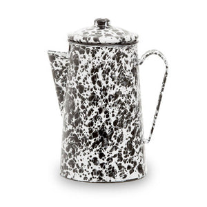 Hygge Black And White Patterned Coffee Pot