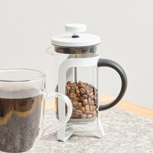 Akeala Matte White Finish Cafetiere 350ml