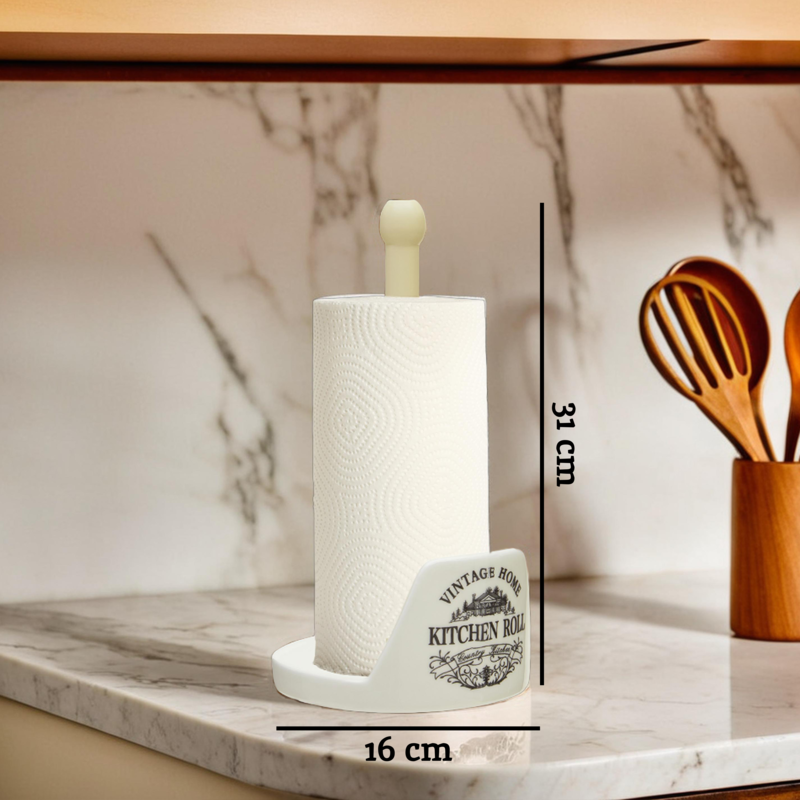 Vintage Home Cream Kitchen Roll Holder