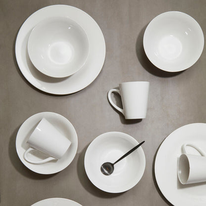 Elmira 12 Piece White Porcelain Dinner Set
