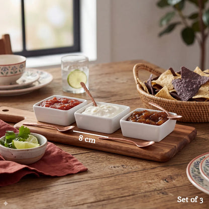 Dela Set Of 3 Anti Pasti Serving Dishes