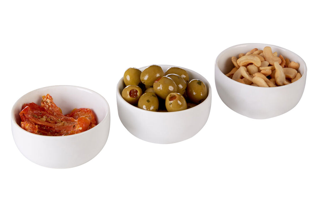 Dela Set Of 3 Round Dip Bowls