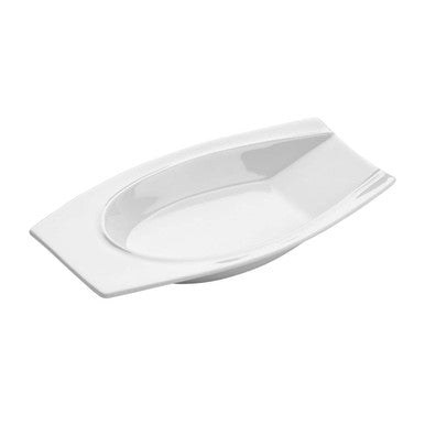 Basso White Porcelain Serving Bowl