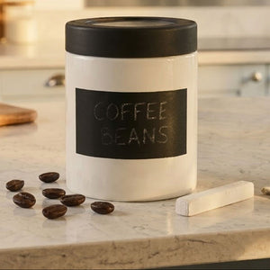 Chalk Board Small Canister | Chalk Canister