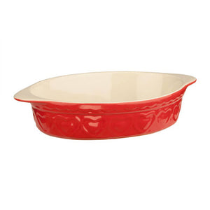 1400Ml Red Baking Dish | Sweet Heart