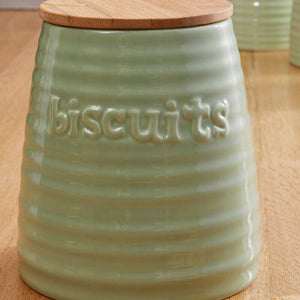 Green Dolomite Biscuit Canister | Winnie