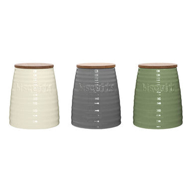 Winnie Grey Dolomite Biscuit Canister