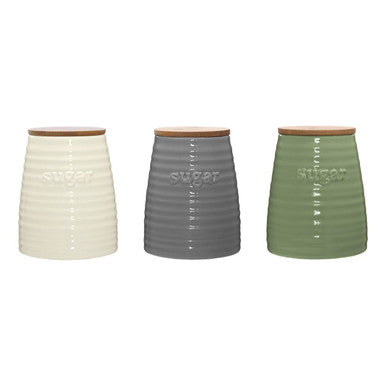 Winnie Cream Dolomite Sugar Canister