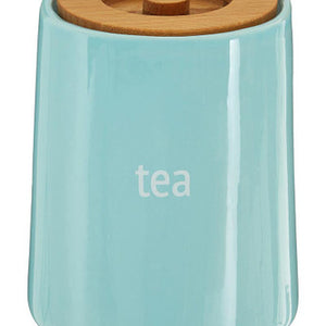 Blue Ceramic Tea Canister | Fletcher
