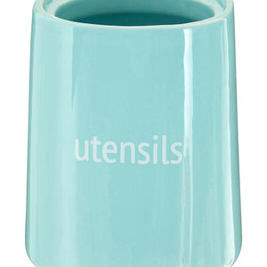 Blue Ceramic Utensil Holder | Fletcher