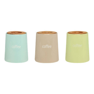 Fletcher Beige Ceramic Coffee Canister