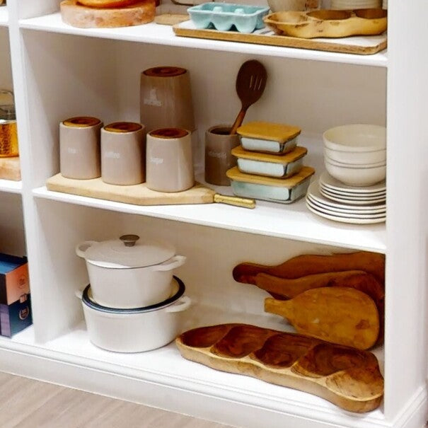 Fletcher Beige Ceramic Biscuit Canister