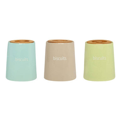 Fletcher Beige Ceramic Biscuit Canister