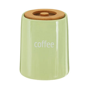 Fletcher Green Ceramic Coffee Canister