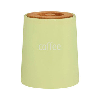 Fletcher Green Ceramic Coffee Canister